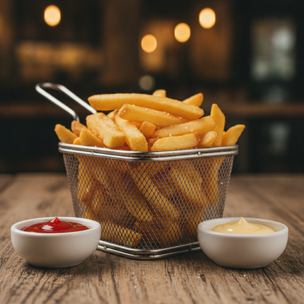 Papas Fritas con Salsa