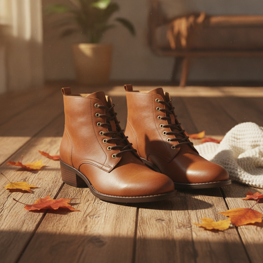 Botines de Cuero Mujer