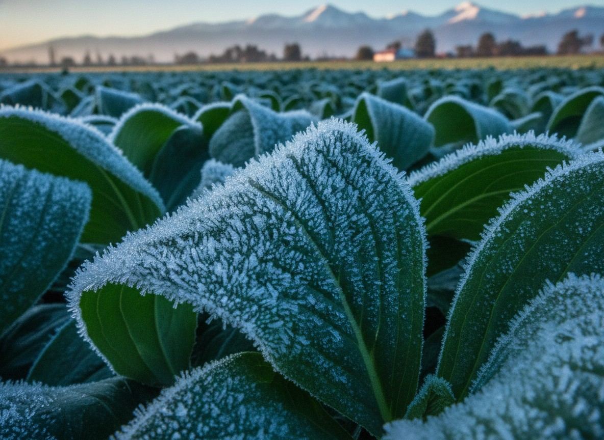 Helada en cultivos Chile — alerta CampoSensor
