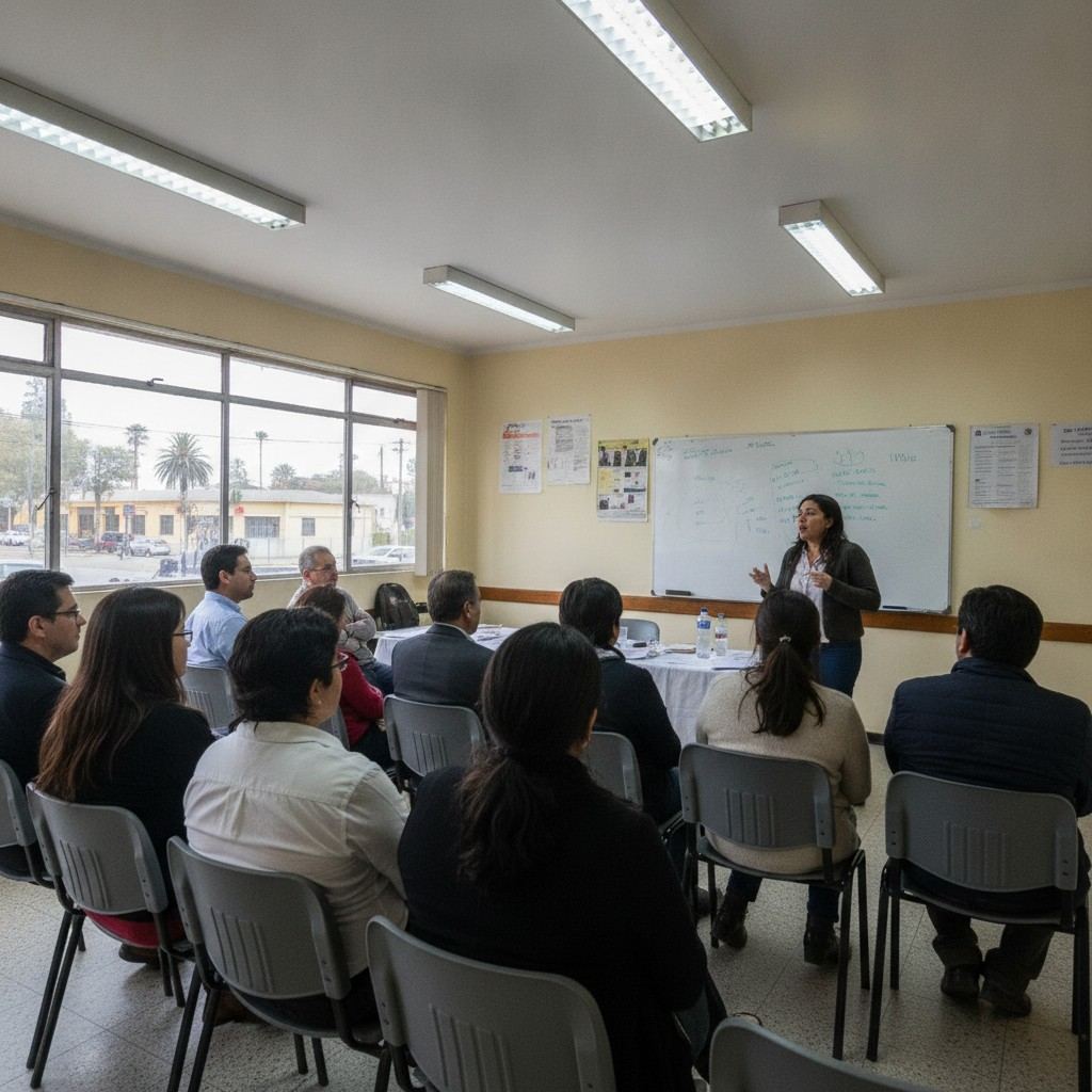 Asamblea de gremio usando SIRUF